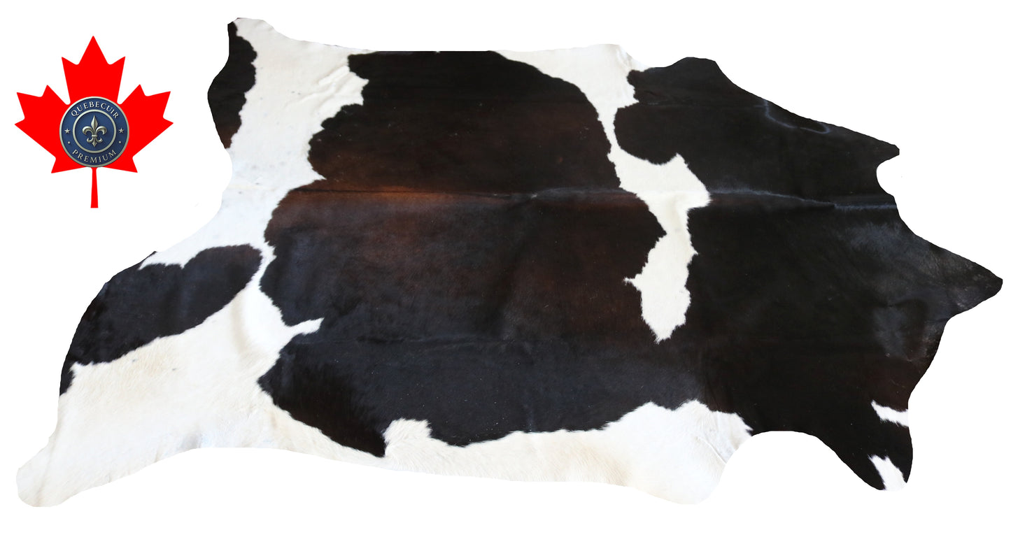 200334- Cowhide Rug Tapis Peau de Vache SUPER BIG SIZE XXXL - Collection Quebecuir Premium