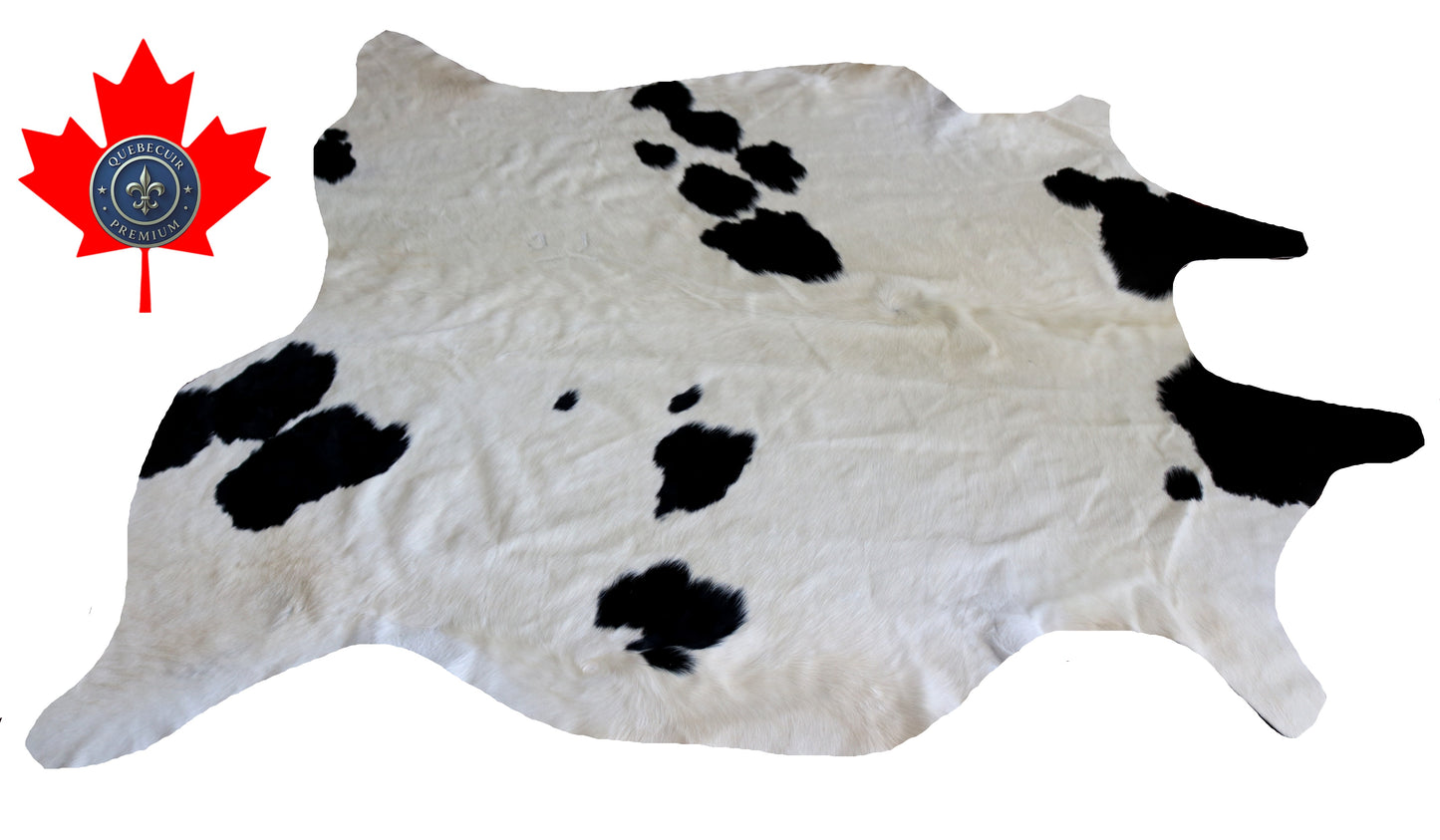 200377- Cowhide Rug Tapis Peau de Vache Collection Quebecuir Premium