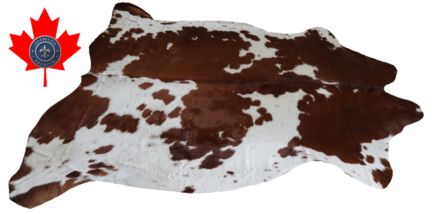 200385- Cowhide Rug Tapis Peau de Vache SUPER BIG SIZE XXXL - Collection Quebecuir Premium