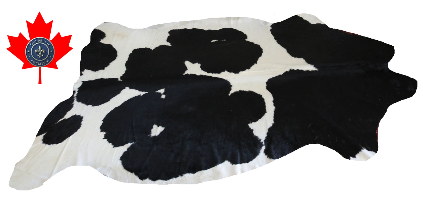 200388- Cowhide Rug Tapis Peau de Vache SUPER BIG SIZE XXXL - Collection Quebecuir Premium