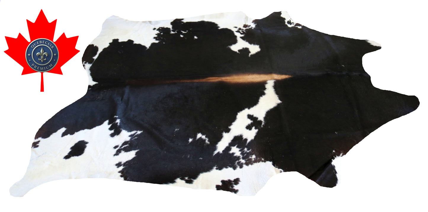200392- Cowhide Rug Tapis Peau de Vache SUPER BIG SIZE XXXL - Collection Quebecuir Premium