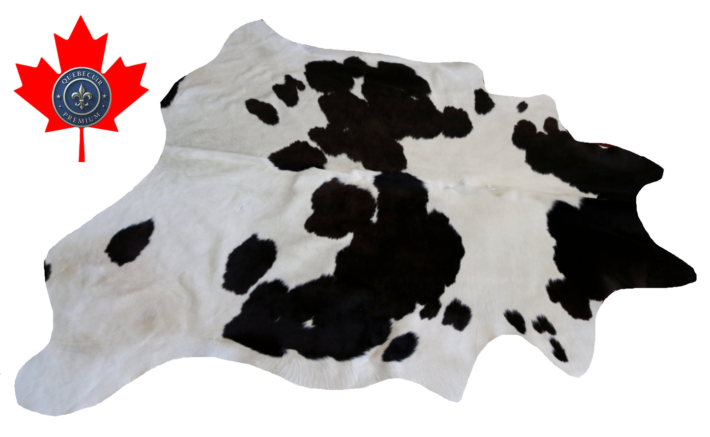 200397- Cowhide Rug Tapis Peau de Vache Collection Quebecuir Premium