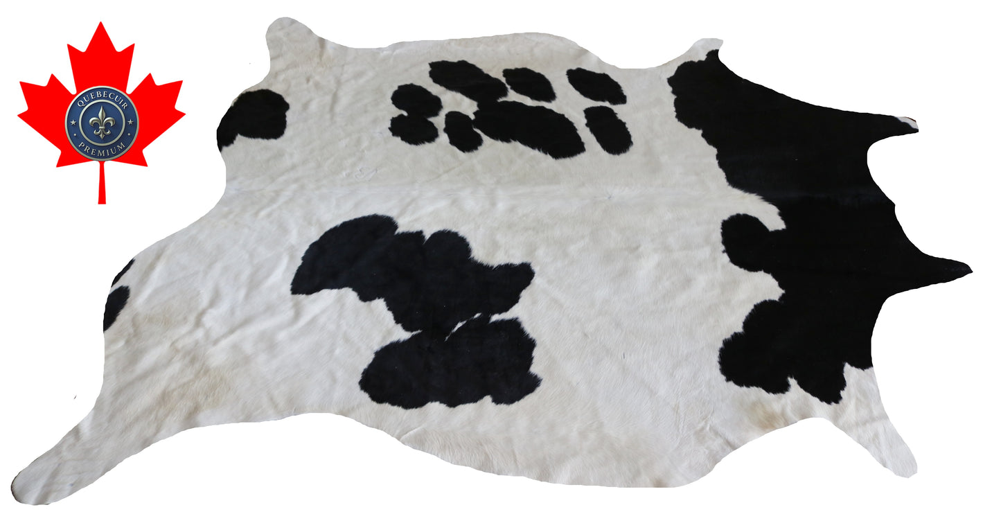 200417- Cowhide Rug Tapis Peau de Vache -BIG SIZE XL Collection Quebecuir Premium