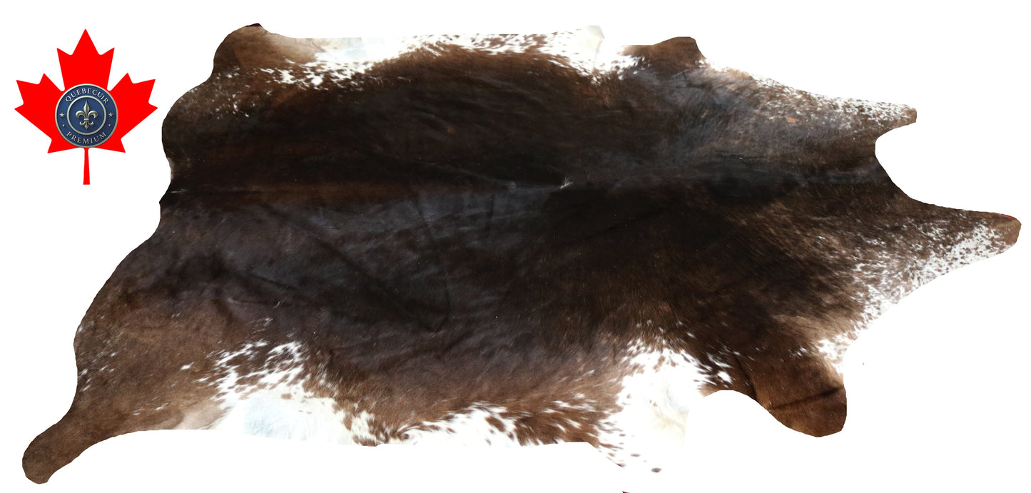 200420- Cowhide Rug Tapis Peau de Vache -BIG SIZE XL Collection Quebecuir Premium