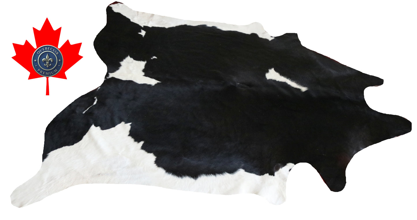 300006- Cowhide Rug Tapis Peau de Vache -BIG SIZE XL Collection Quebecuir Premium