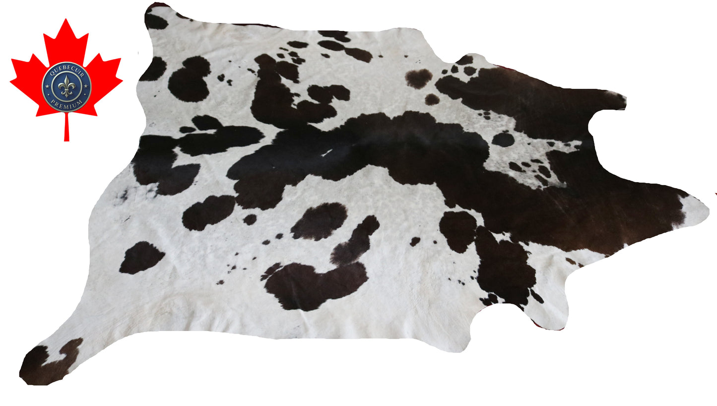 300007- Cowhide Rug Tapis Peau de Vache -BIG SIZE XL Collection Quebecuir Premium