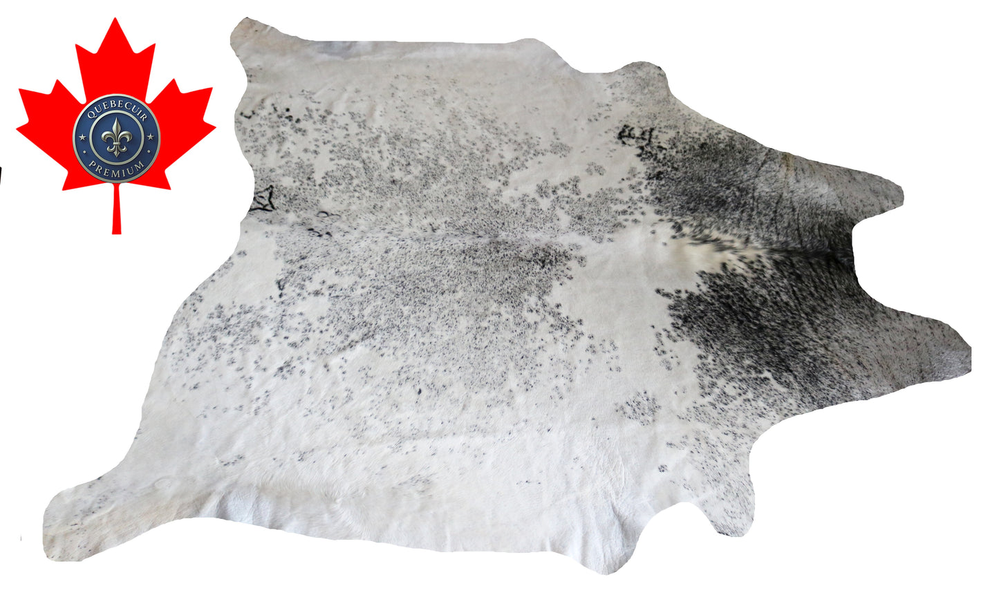 300011- Cowhide Rug Tapis Peau de Vache -BIG SIZE XL Collection Quebecuir Premium