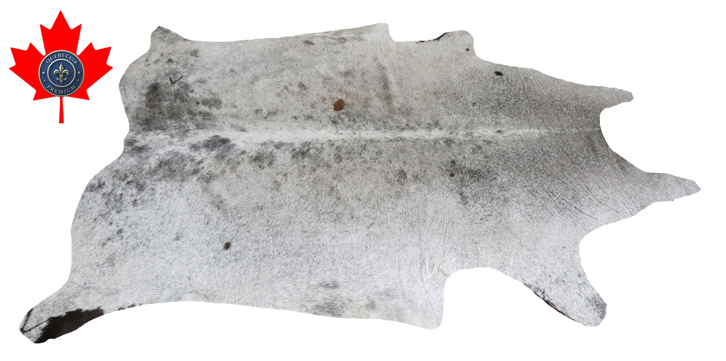 300015- Cowhide Rug Tapis Peau de Vache -BIG SIZE XL Collection Quebecuir Premium