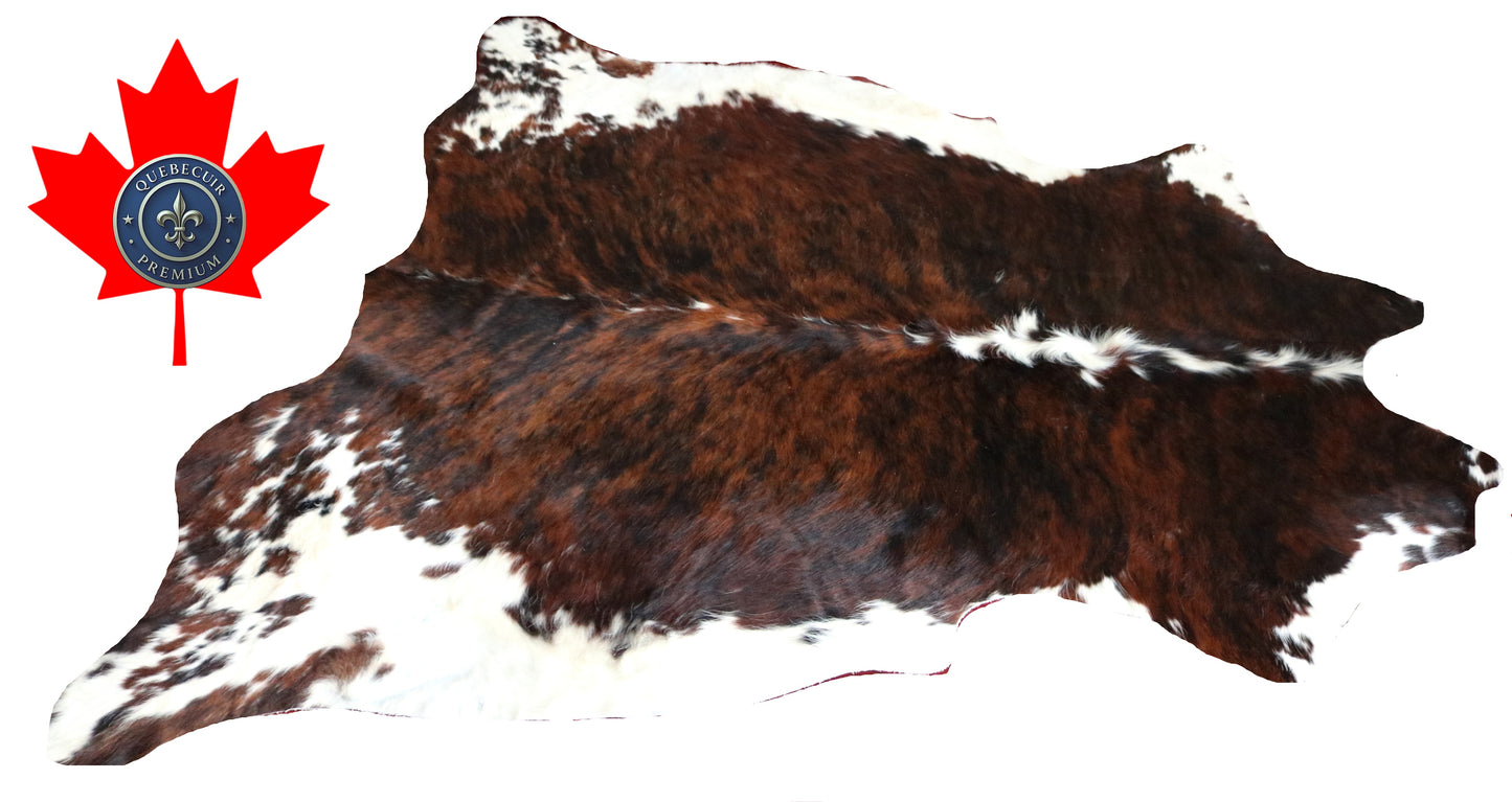 300016- Cowhide Rug Tapis Peau de Vache -BIG SIZE XL Collection Quebecuir Premium