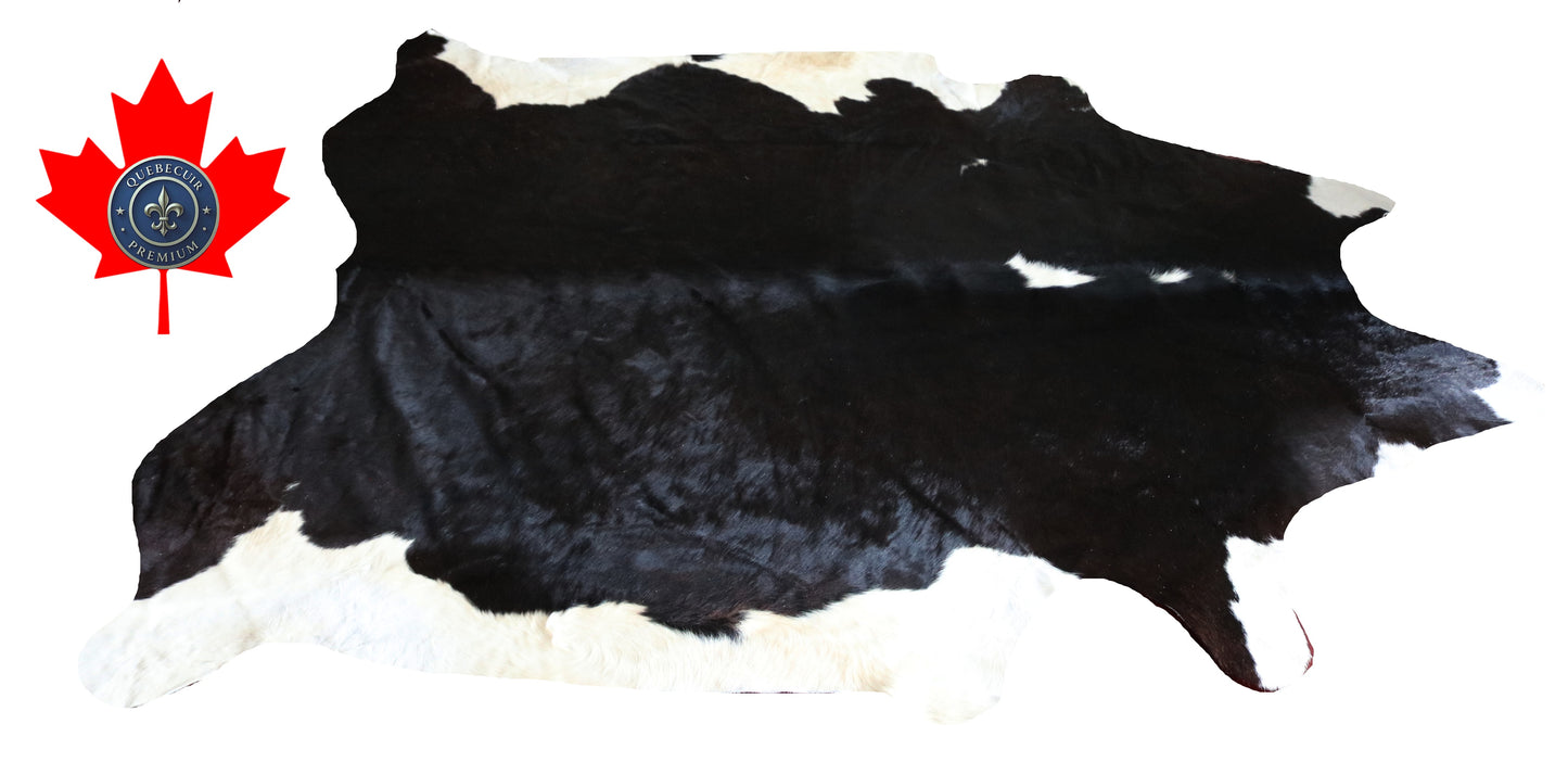 300020- Cowhide Rug Tapis Peau de Vache -BIG SIZE XL Collection Quebecuir Premium