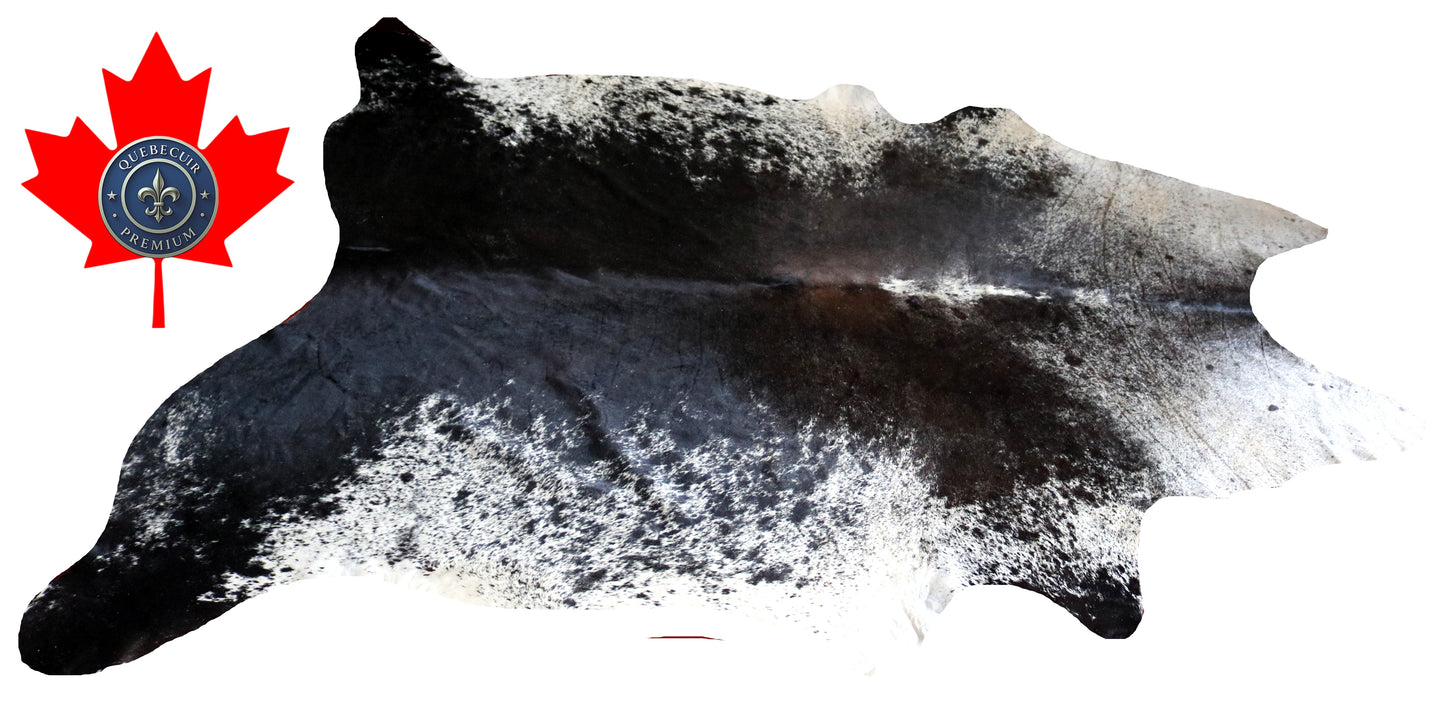 300026- Cowhide Rug Tapis Peau de Vache -BIG SIZE XL Collection Quebecuir Premium