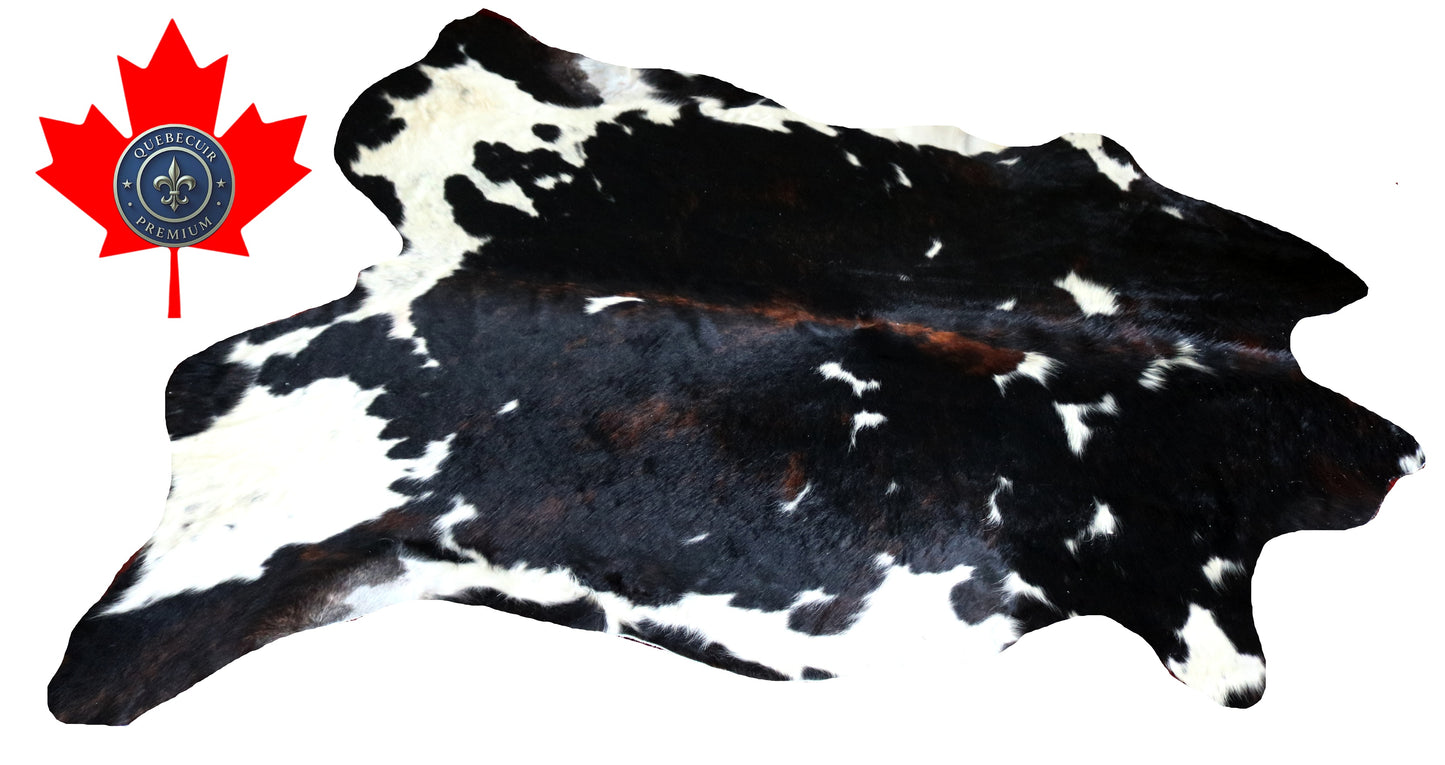 300028 - Cowhide Rug Tapis Peau de Vache -BIG SIZE XL Collection Quebecuir Premium
