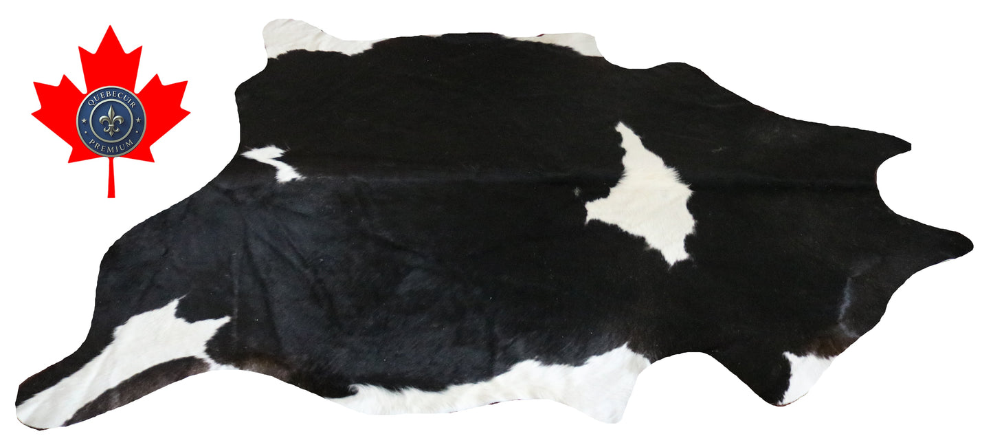 300068 - Cowhide Rug Tapis Peau de Vache -BIG SIZE XL Collection Quebecuir Premium