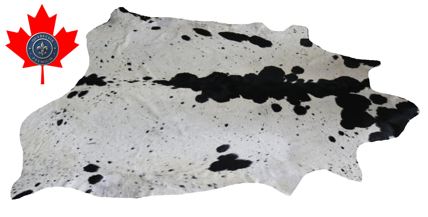 300083- Cowhide Rug Tapis Peau de Vache -BIG SIZE XL Collection Quebecuir Premium