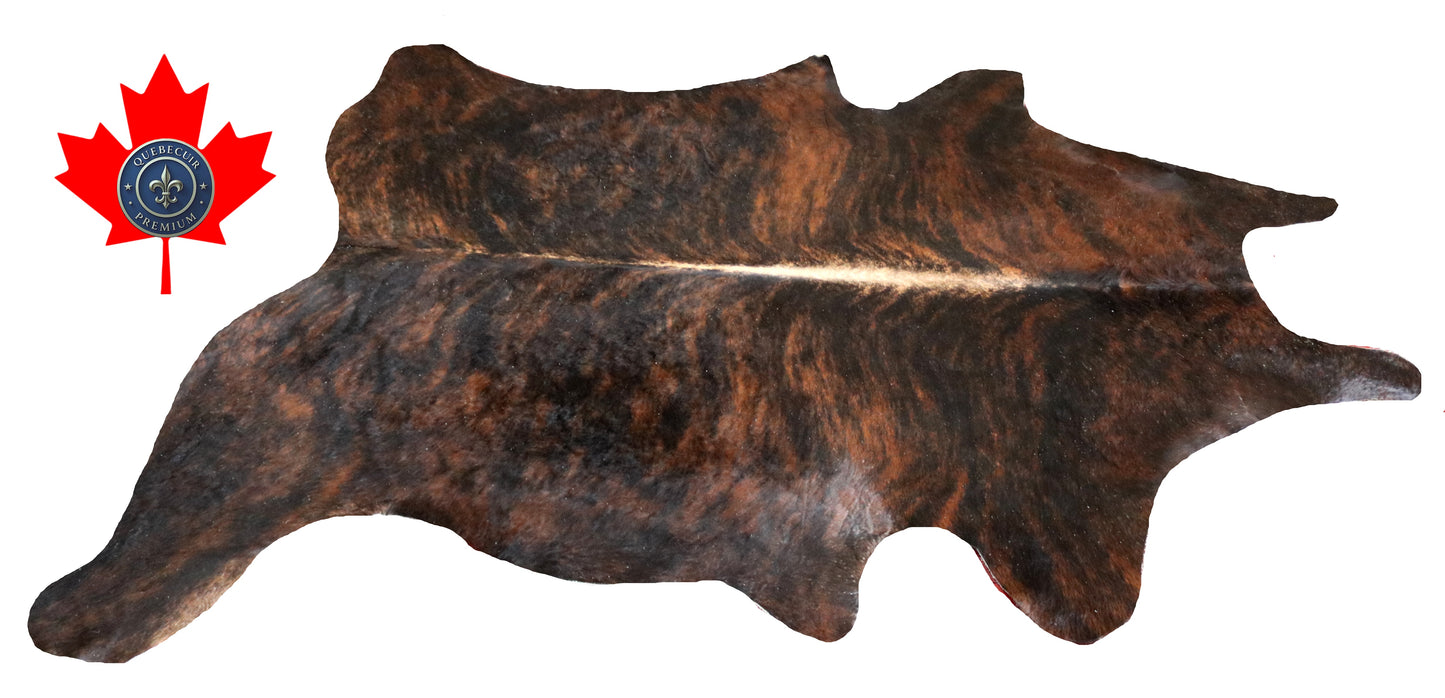 300095- Cowhide Rug Tapis Peau de Vache -BIG SIZE XL Collection Quebecuir Premium