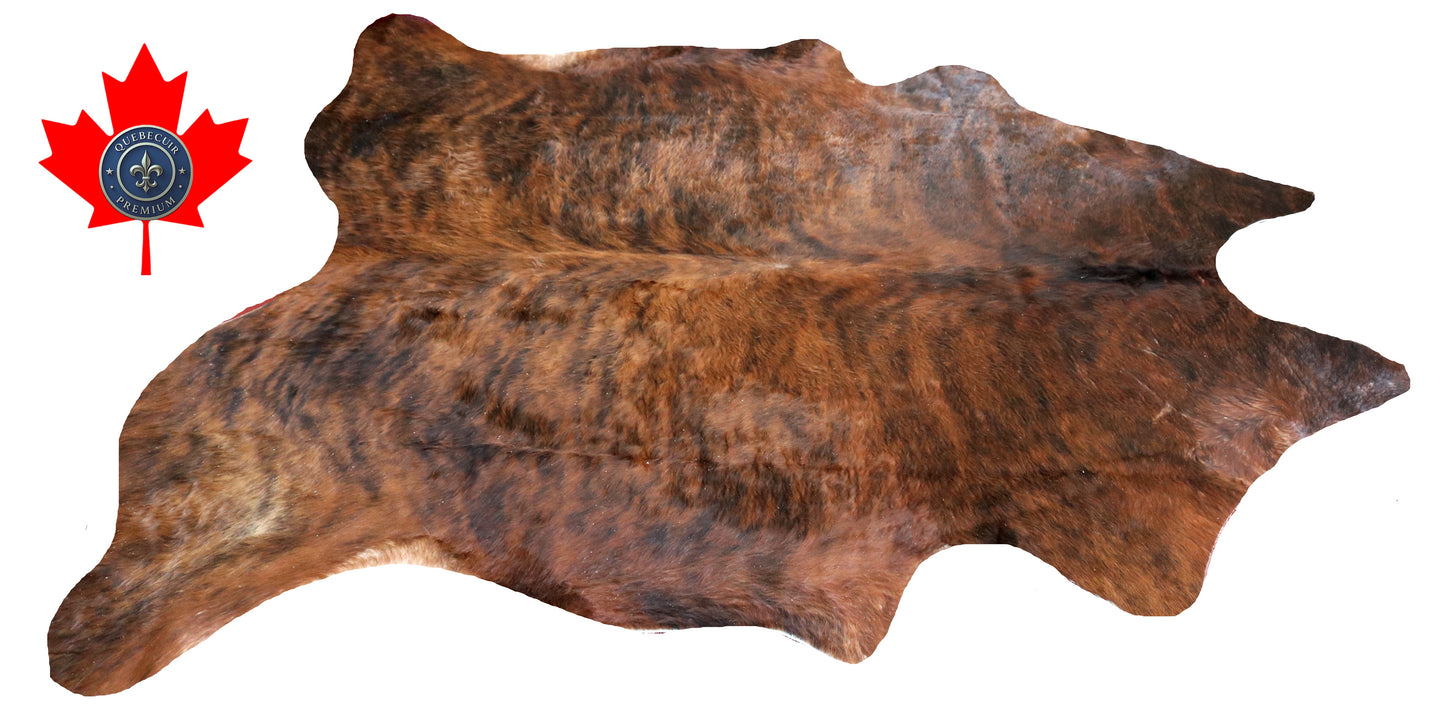 300102- Cowhide Rug Tapis Peau de Vache -BIG SIZE XL Collection Quebecuir Premium