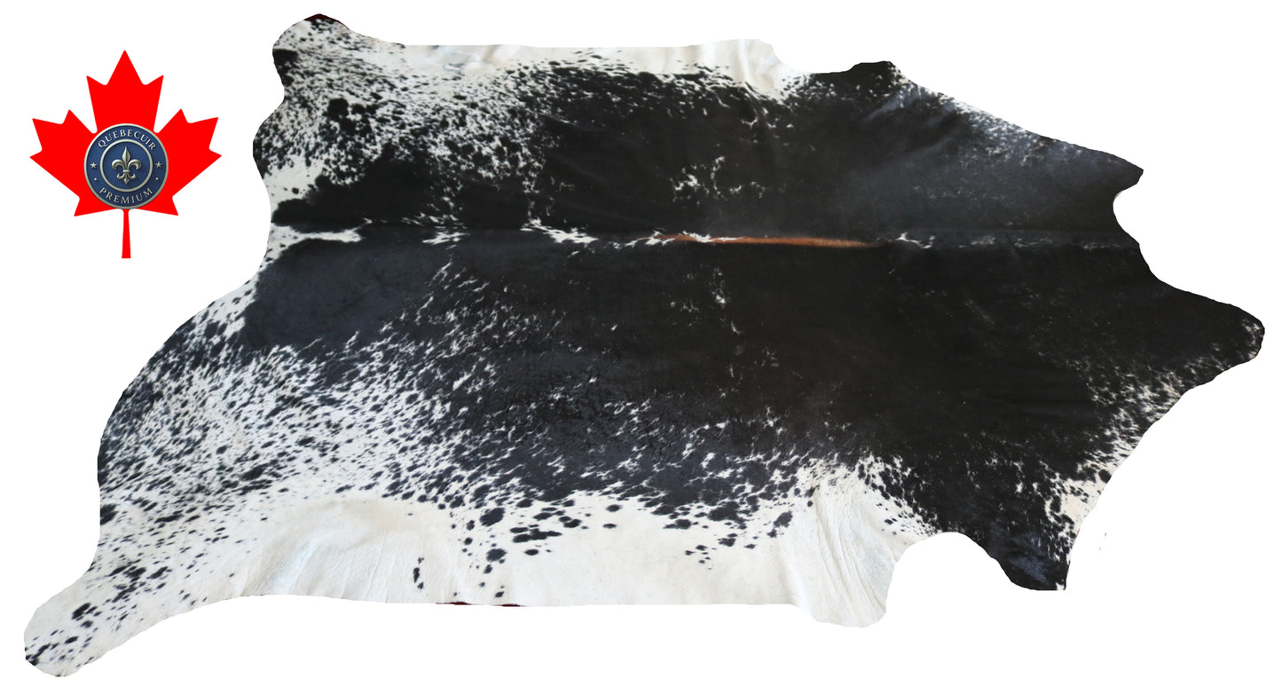 300105- Cowhide Rug Tapis Peau de Vache -BIG SIZE XL Collection Quebecuir Premium