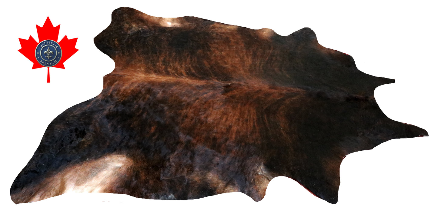 300112 - Cowhide Rug Tapis Peau de Vache -BIG SIZE XL Collection Quebecuir Premium