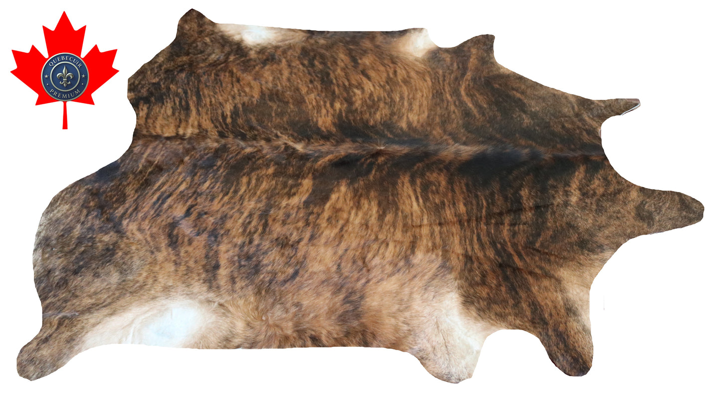 300115 - Cowhide Rug Tapis Peau de Vache -BIG SIZE XL Collection Quebecuir Premium