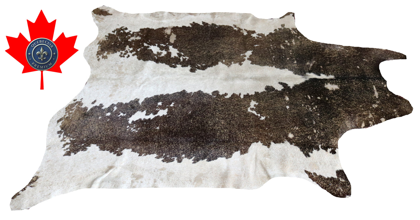 300136 - Cowhide Rug Tapis Peau de Vache GOLDEN METALLIC - Collection Quebecuir Premium