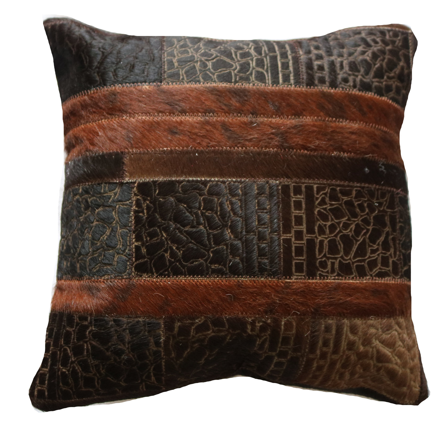 300308 Coussin Peau de Vache Cowhide Pillow Collection Quebecuir Premium