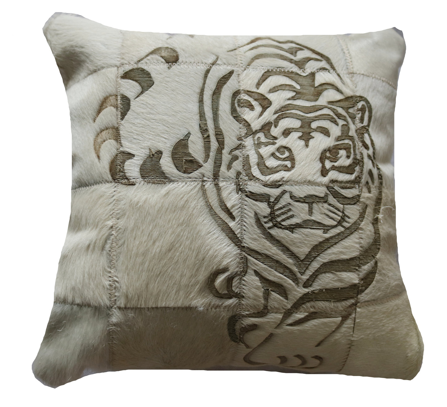 300394 Coussin Peau de Vache Cowhide Pillow Collection Quebecuir Premium