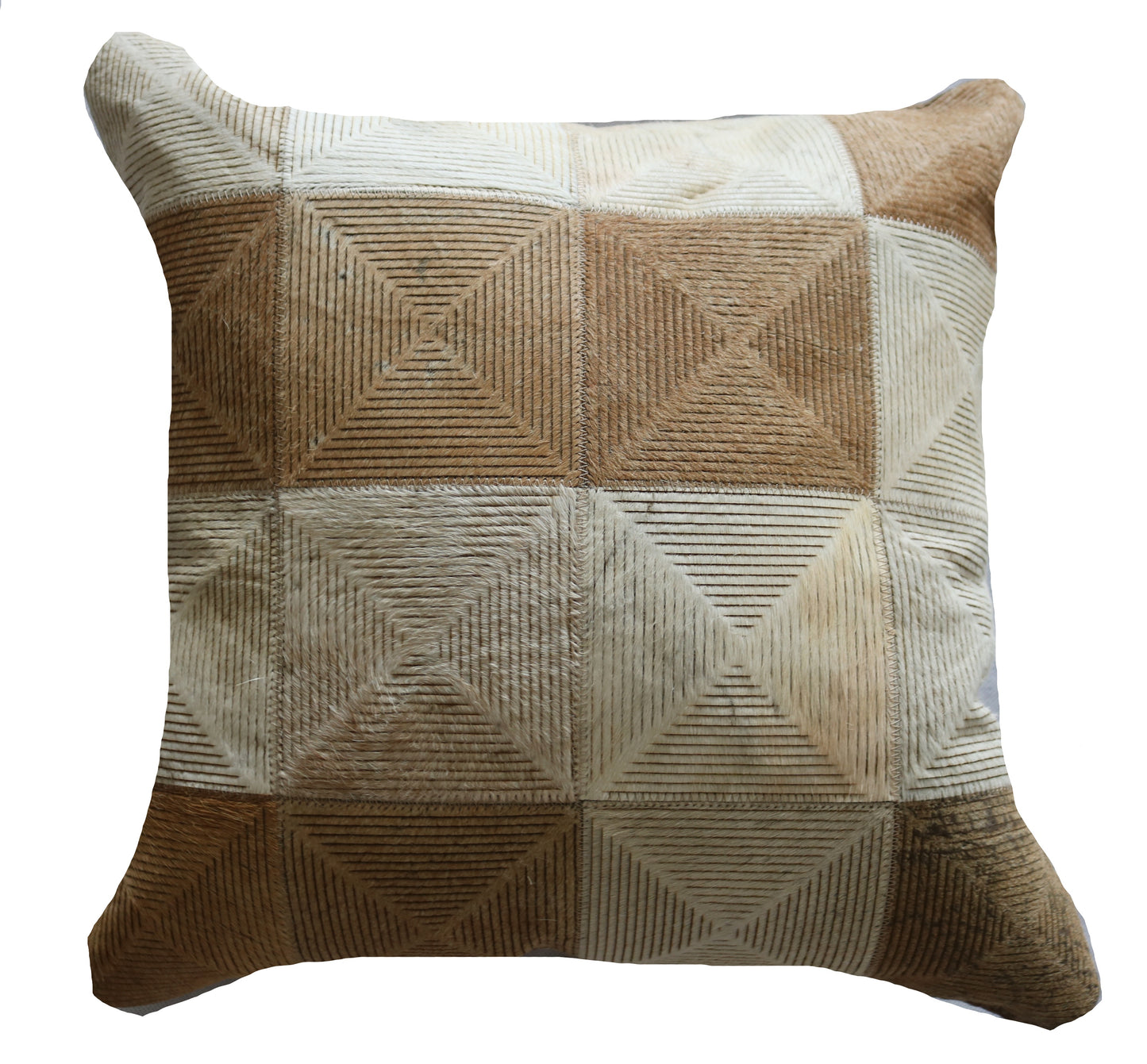 300493 Coussin Peau de Vache Cowhide Pillow BIG SIZE Collection Quebecuir Premium