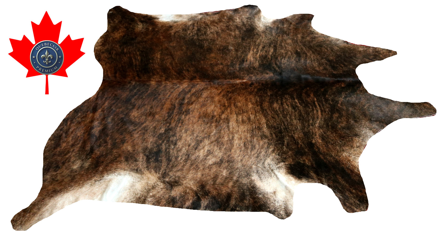 300519 - Cowhide Rug Tapis Peau de Vache -BIG SIZE XL Collection Quebecuir Premium