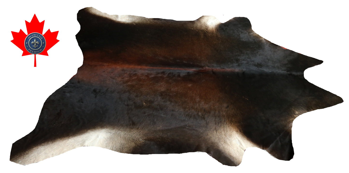 300524 - Cowhide Rug Tapis Peau de Vache -BIG SIZE XL Collection Quebecuir Premium