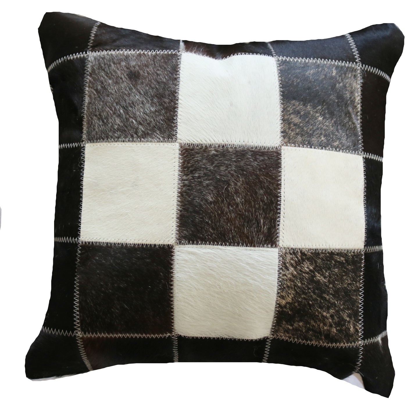 300529 Coussin Peau de Vache Cowhide Pillow BIG SIZE Collection Quebecuir Premium