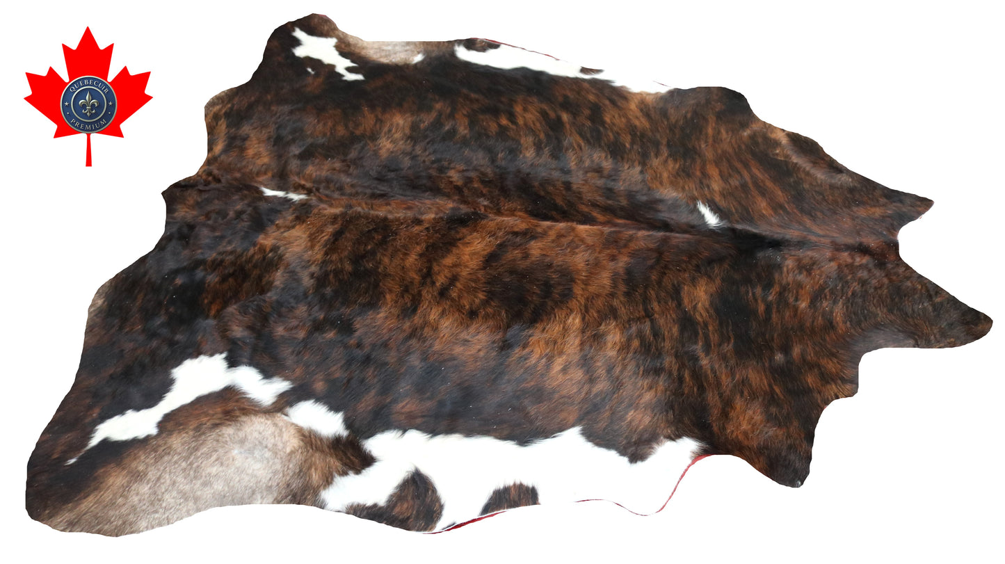 300585- Cowhide Rug Tapis Peau de Vache -BIG SIZE XL Collection Quebecuir Premium