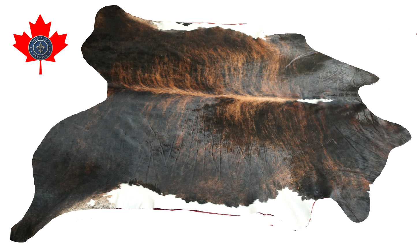 300587- Cowhide Rug Tapis Peau de Vache -BIG SIZE XL Collection Quebecuir Premium
