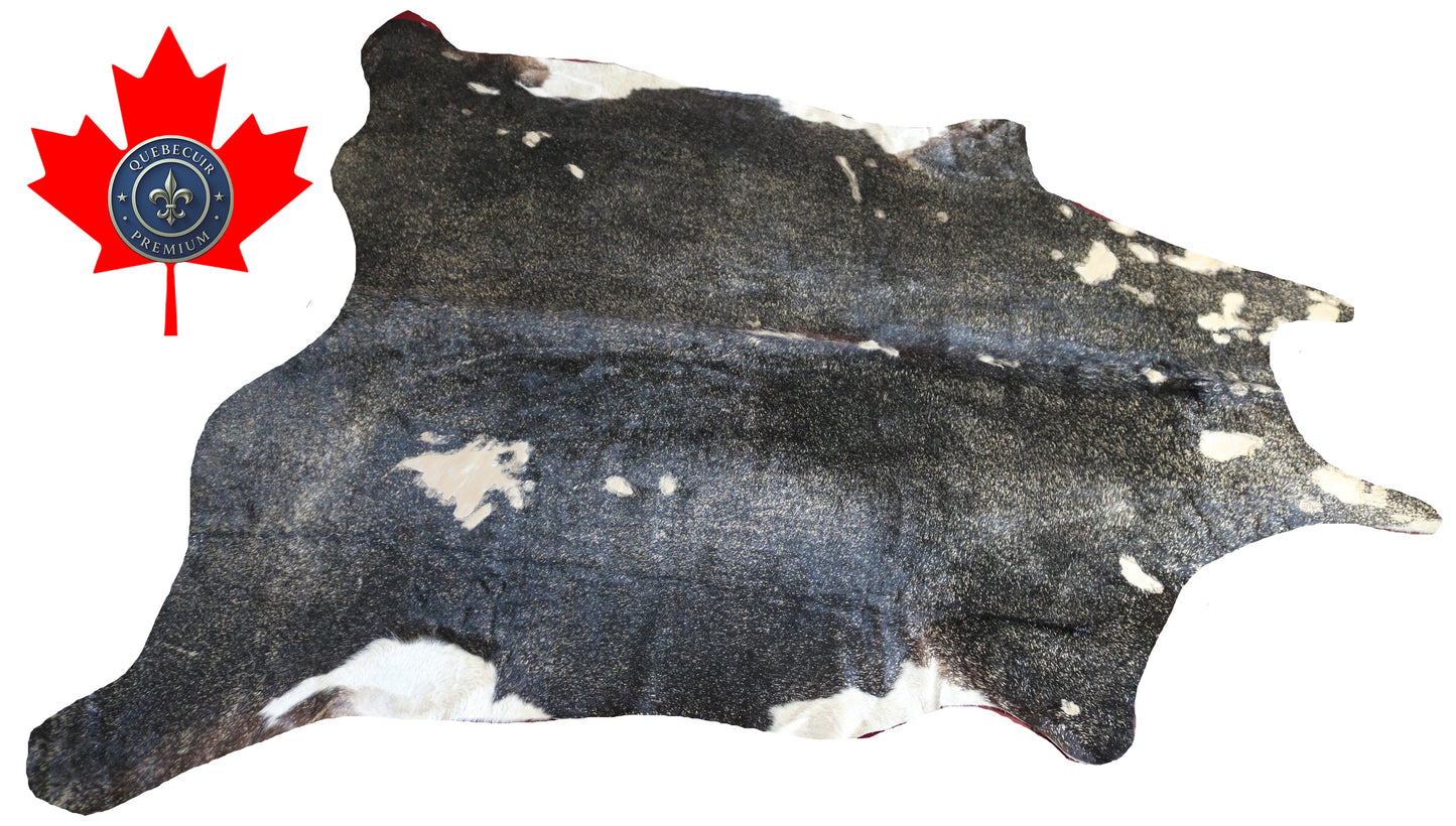 300617- Cowhide Rug Tapis Peau de Vache GOLDEN METALLIC - Collection Quebecuir Premium