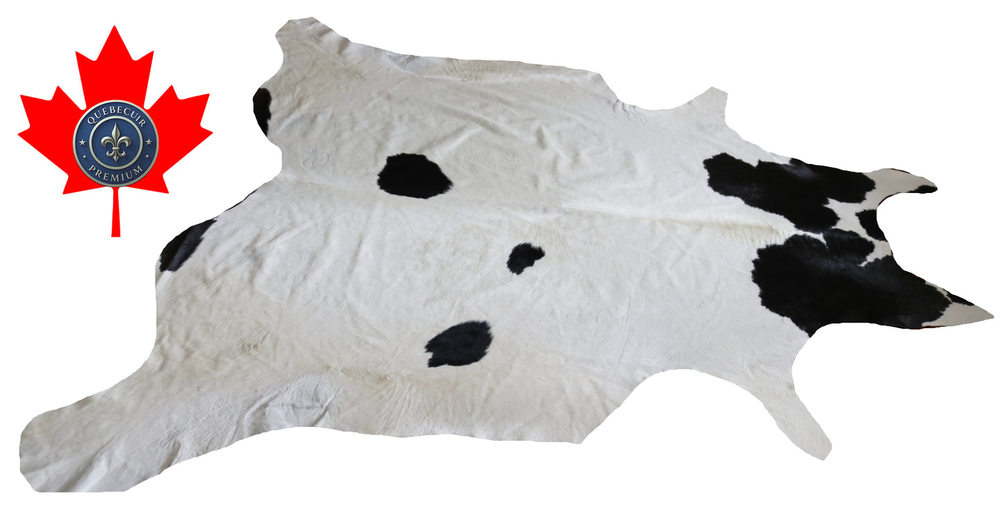 300646- Cowhide Rug Tapis Peau de Vache BIG SIZE XL - Collection Quebecuir Premium