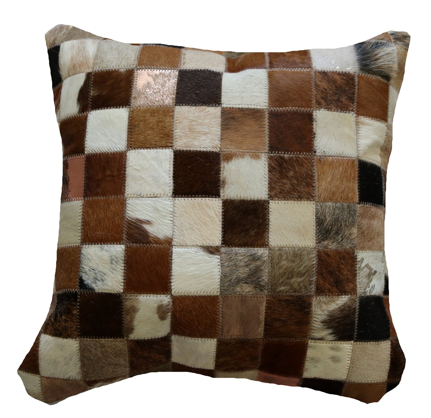 300678 Coussin Peau de Vache Cowhide Pillow BIG SIZE Collection Quebecuir Premium