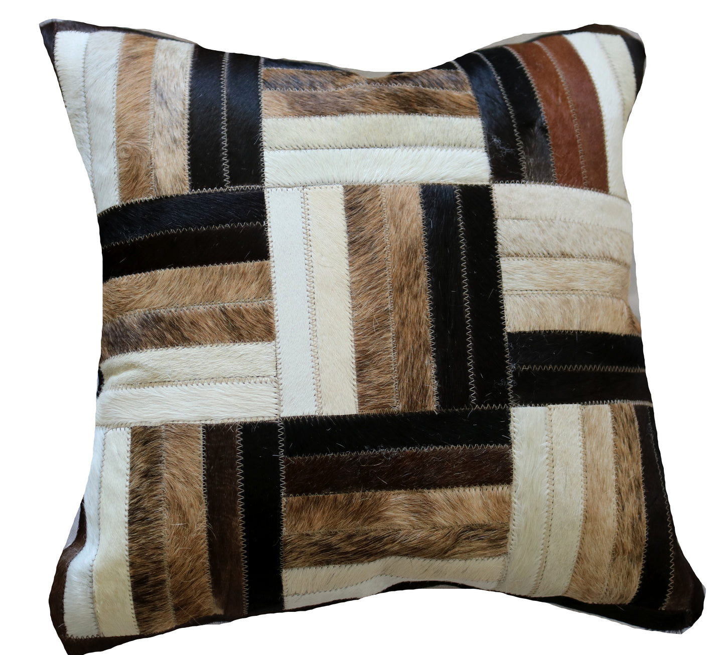 300683 Coussin Peau de Vache Cowhide Pillow BIG SIZE Collection Quebecuir Premium