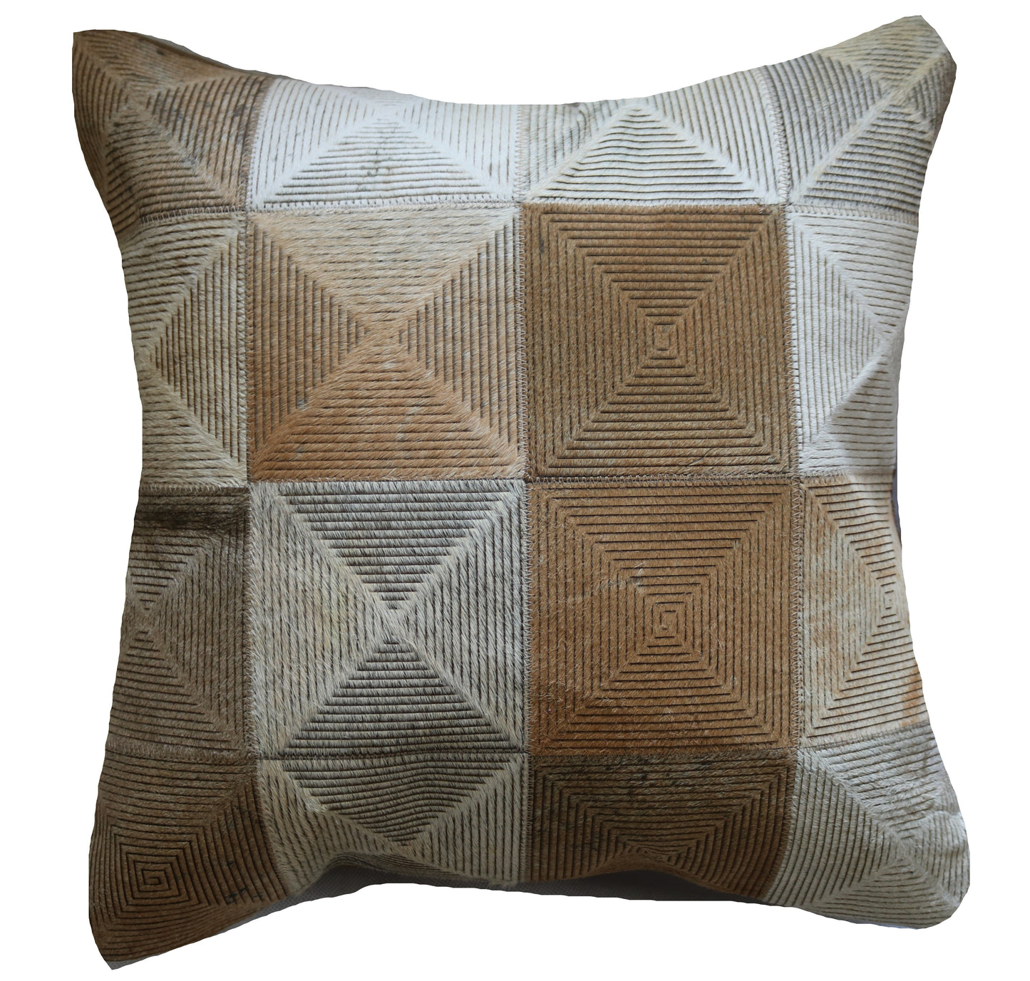 300684 Coussin Peau de Vache Cowhide Pillow BIG SIZE Collection Quebecuir Premium