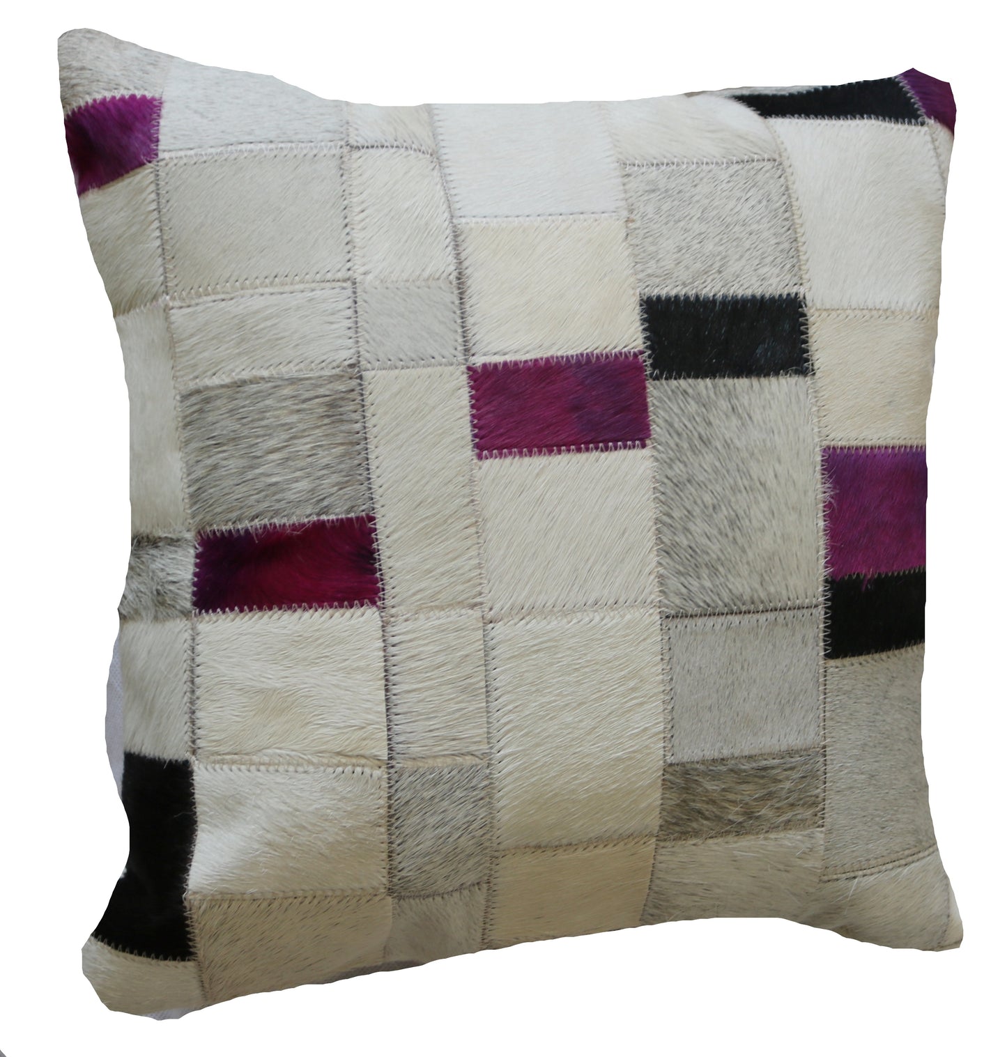 300707 Coussin Peau de Vache Cowhide Pillow Collection Quebecuir Premium