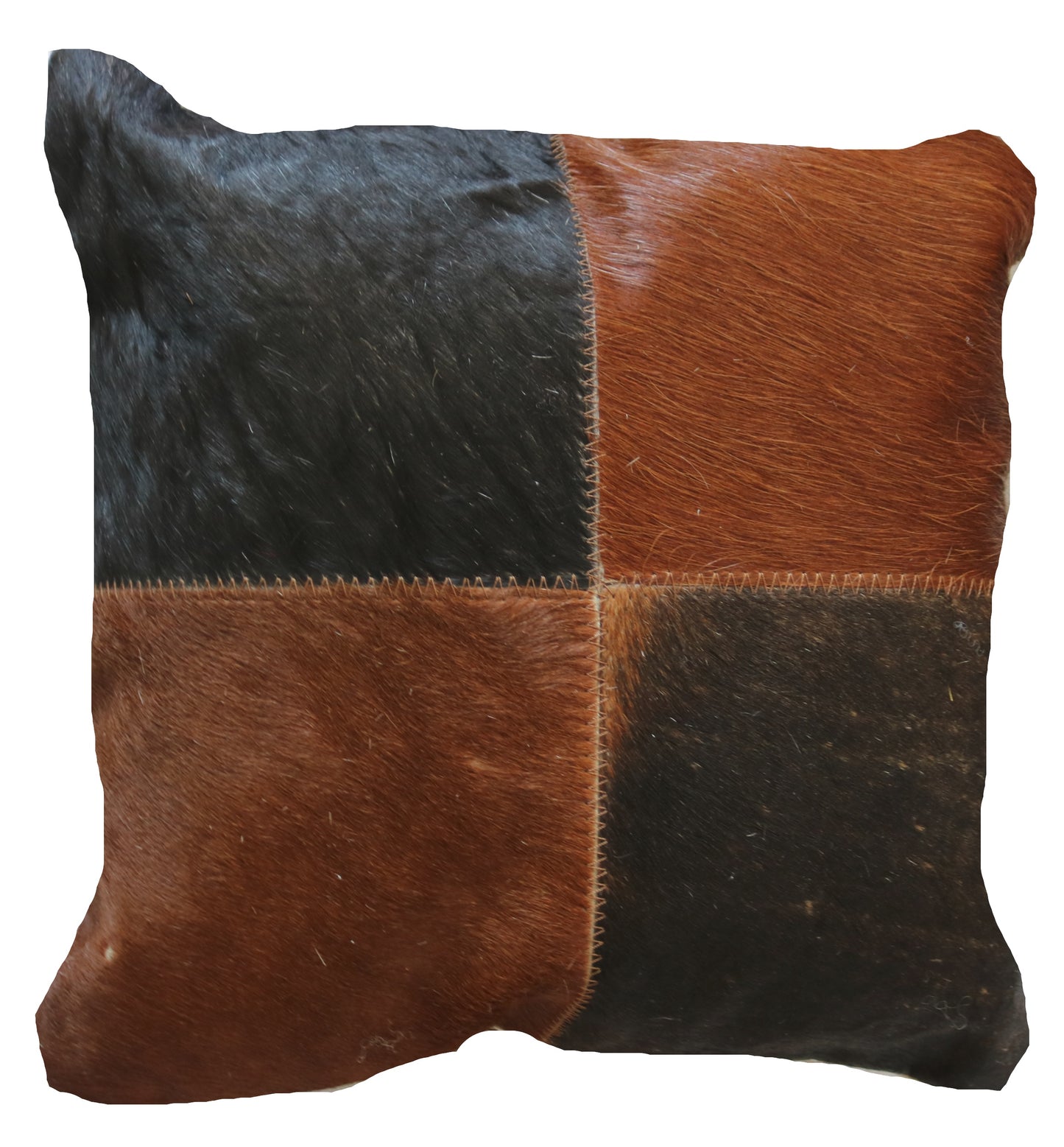 300710 Coussin Peau de Vache Cowhide Pillow Collection Quebecuir Premium
