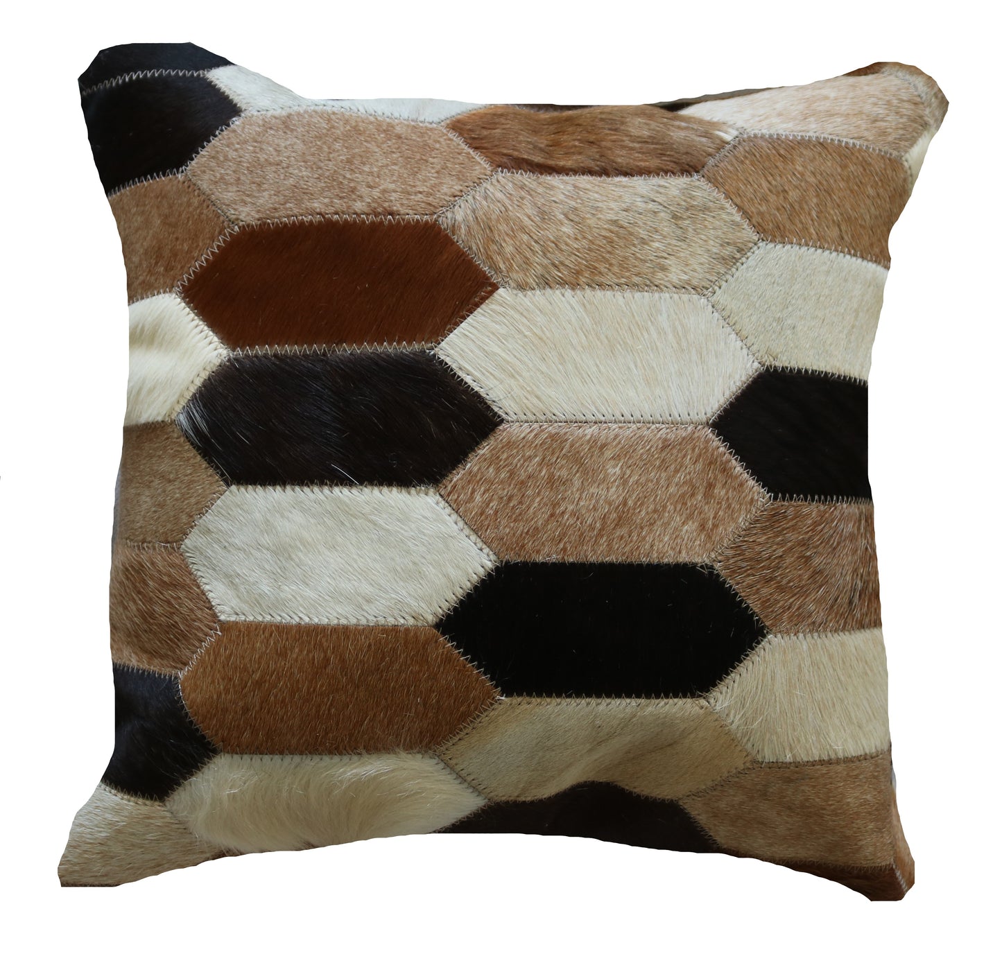 300731 Coussin Peau de Vache Cowhide Pillow Collection Quebecuir Premium