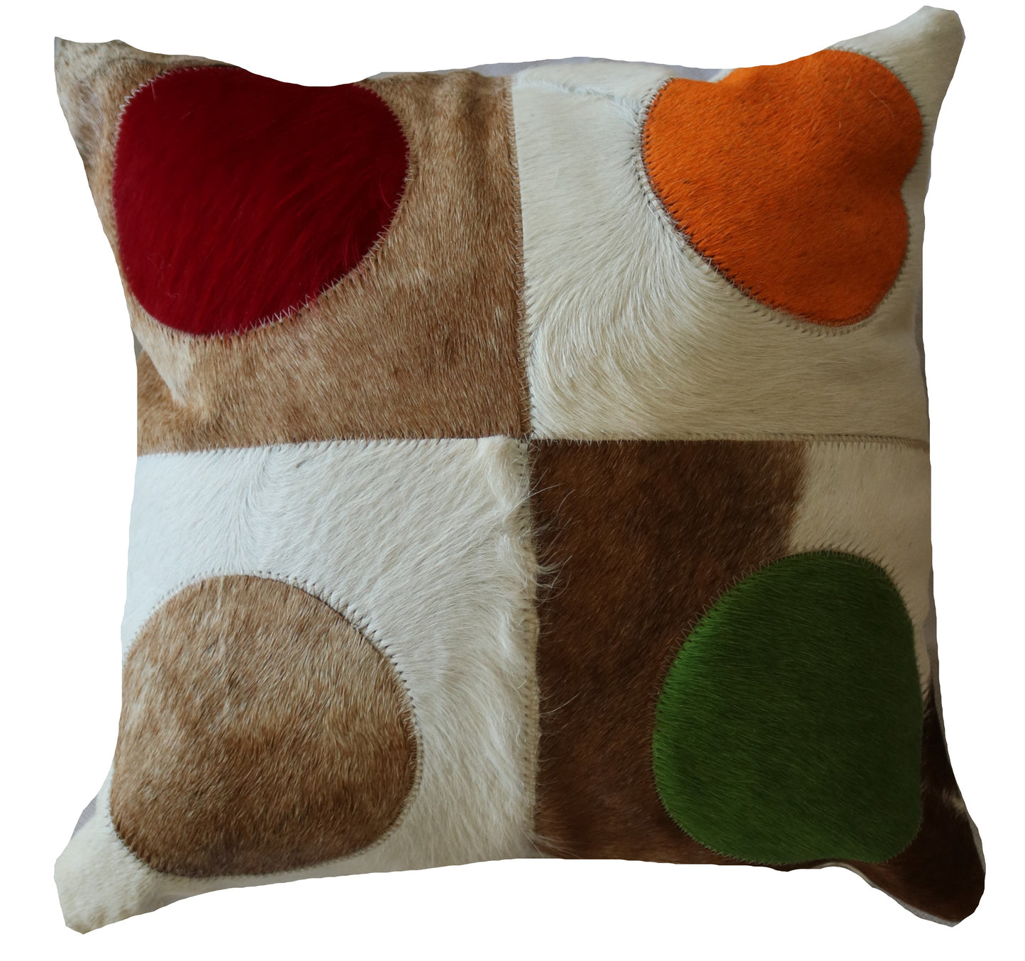 300736 Coussin Peau de Vache Cowhide Pillow Collection Quebecuir Premium