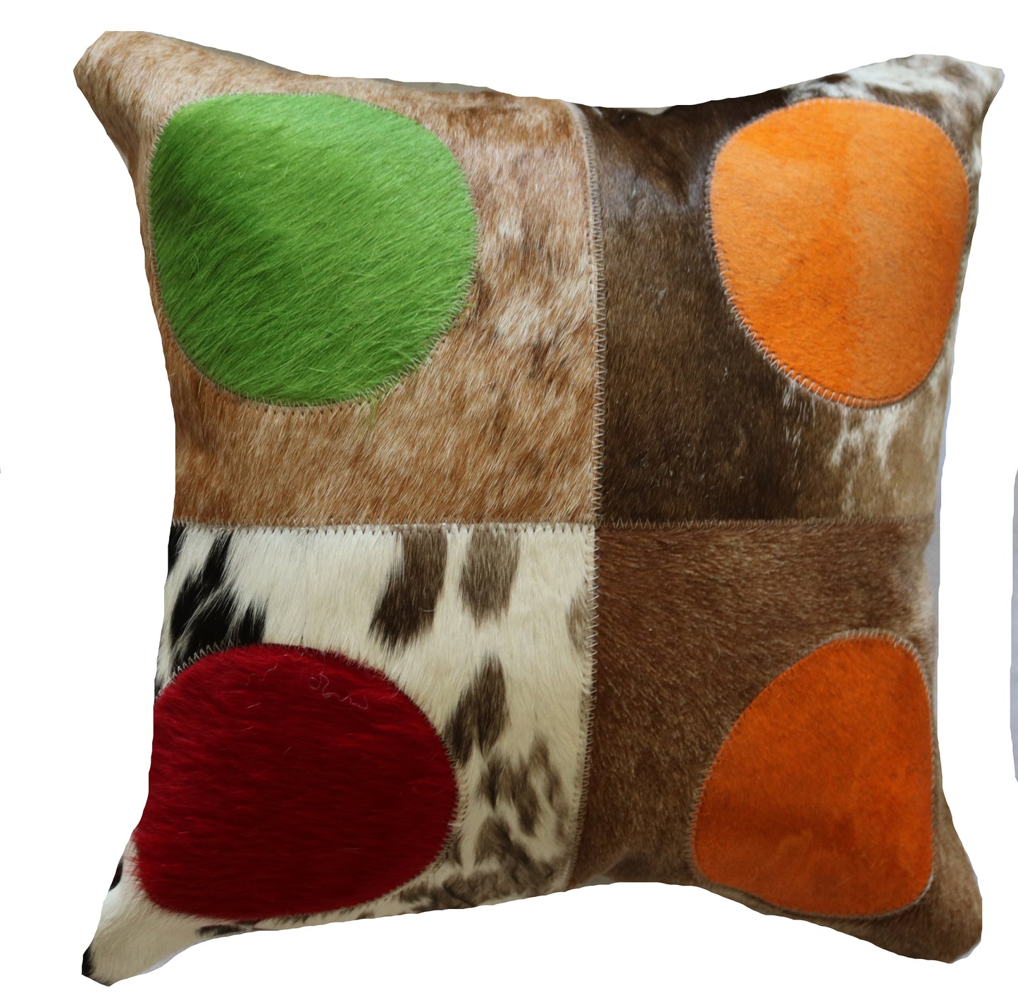 300750 Coussin Peau de Vache Cowhide Pillow Collection Quebecuir Premium
