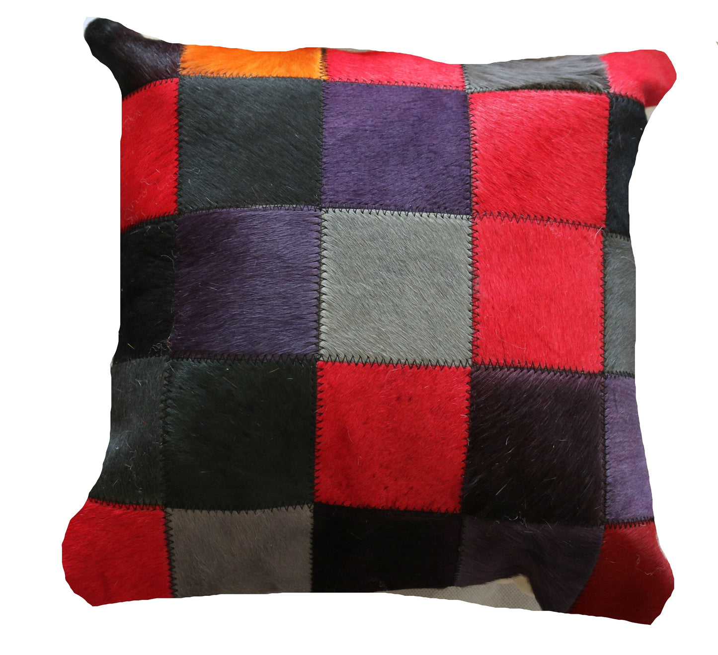 300753 Coussin Peau de Vache Cowhide Pillow Collection Quebecuir Premium