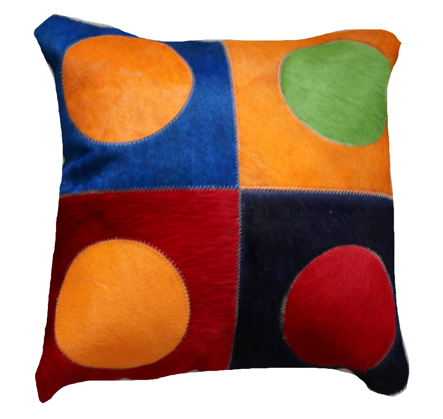 300764 Coussin Peau de Vache Cowhide Pillow Collection Quebecuir Premium
