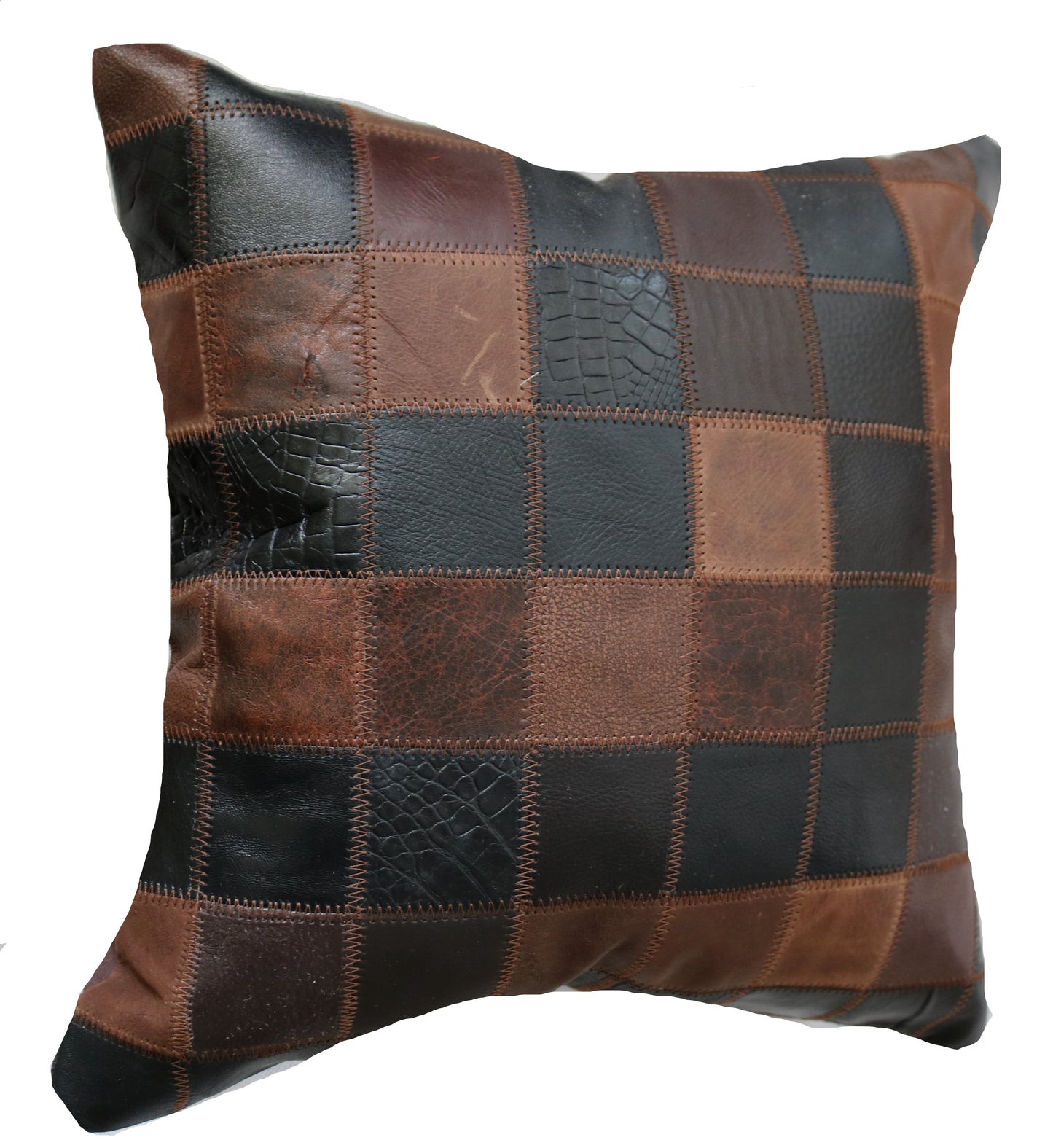 300773 Coussin Peau de Vache Cowhide Pillow Collection Quebecuir Premium