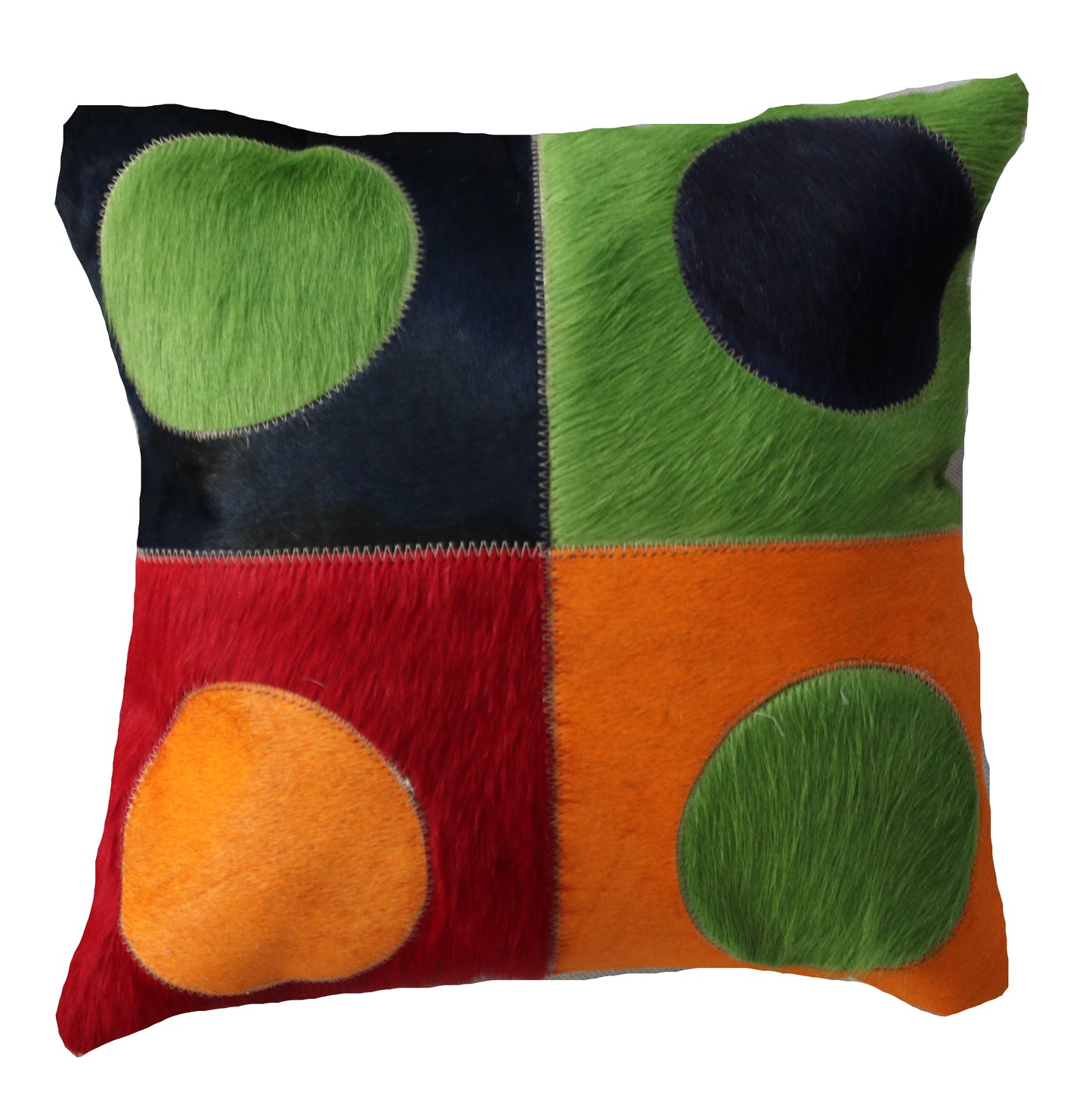 300804 Coussin Peau de Vache Cowhide Pillow Collection Quebecuir Premium
