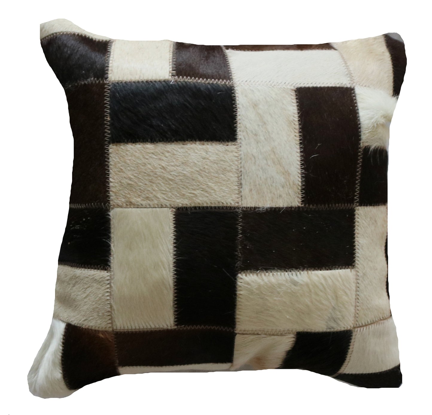 300835 Coussin Peau de Vache Cowhide Pillow Collection Quebecuir Premium