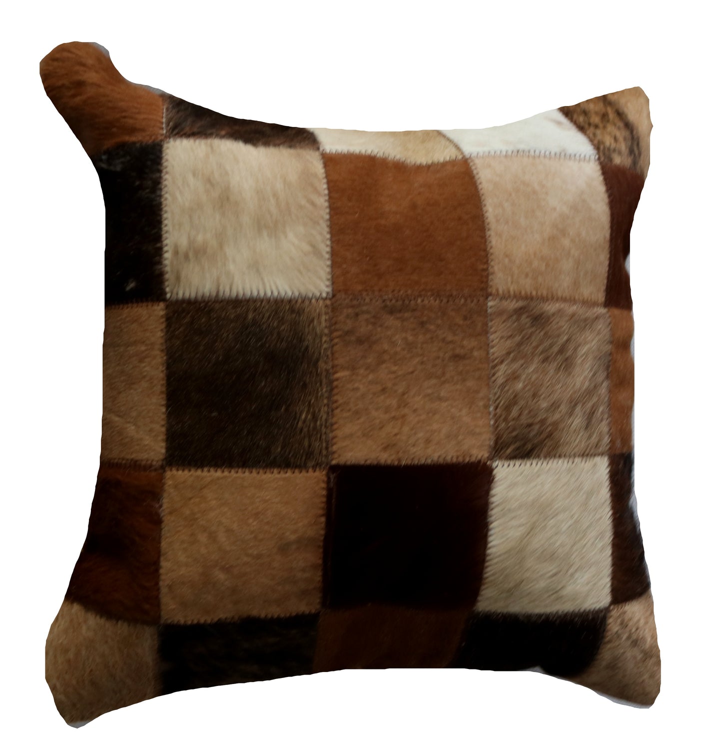 300847 Coussin Peau de Vache Cowhide Pillow Collection Quebecuir Premium