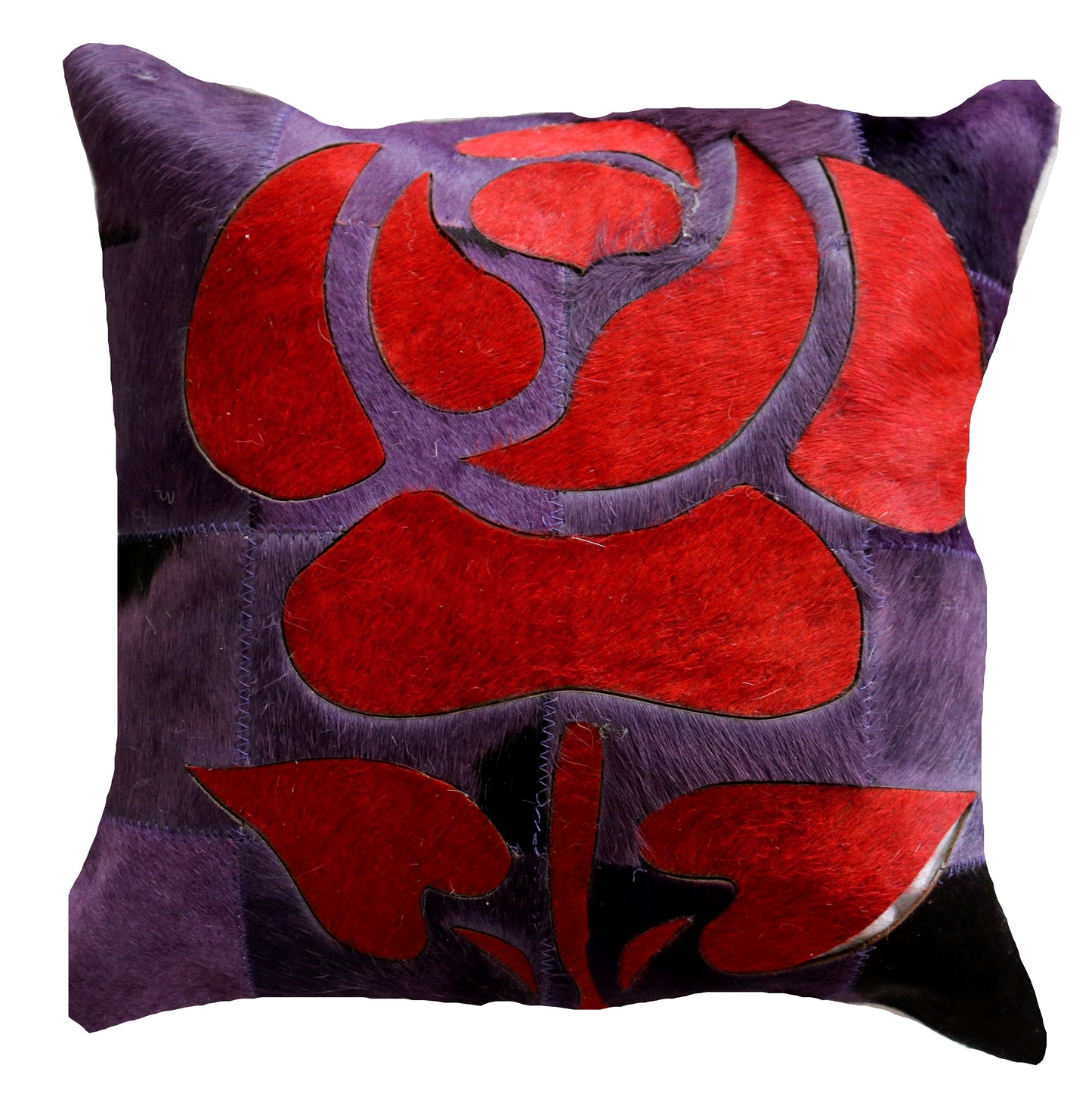 300882 Coussin Peau de Vache Cowhide Pillow Collection Quebecuir Premium