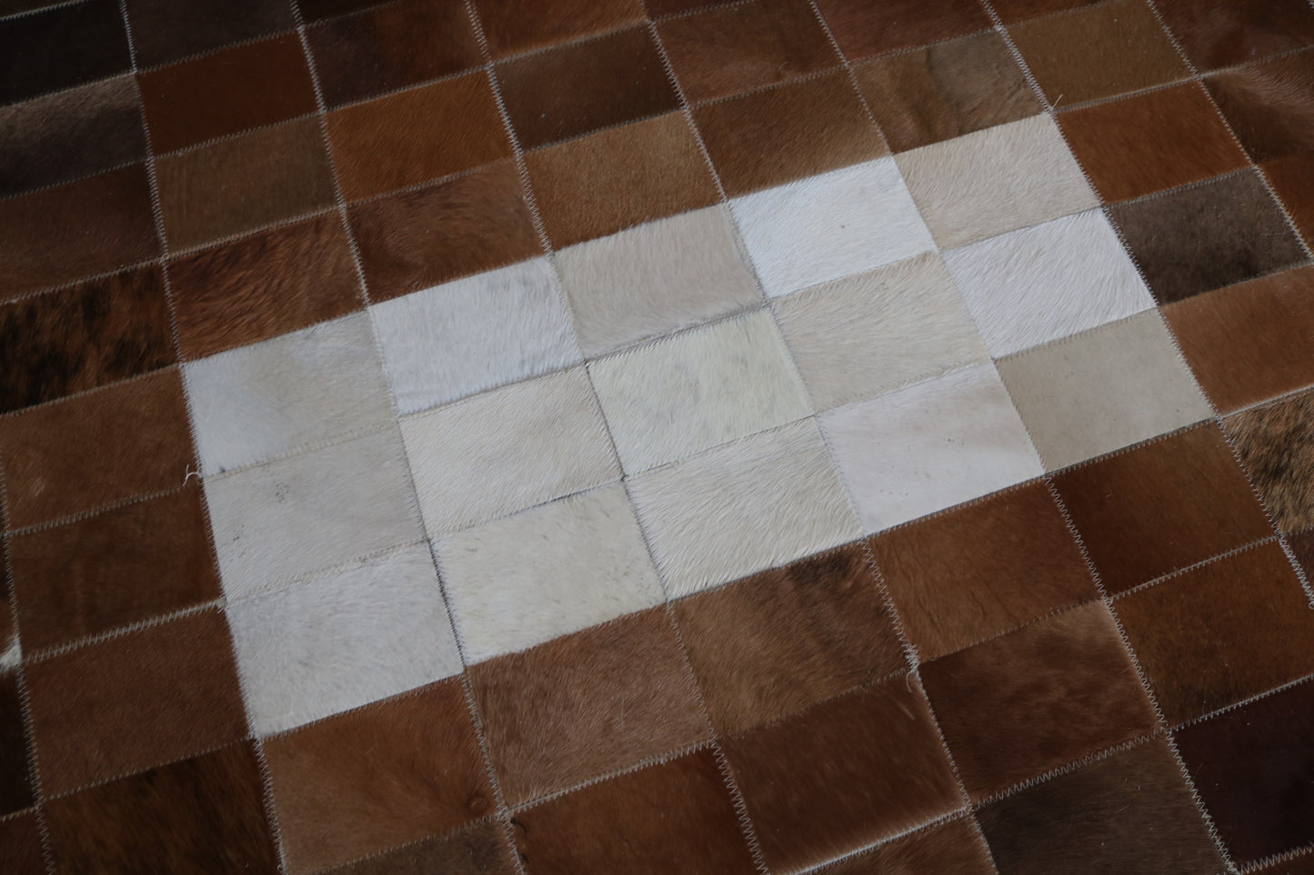 99402 Cowhide rug Patchwork Collection Quebecuir Premium